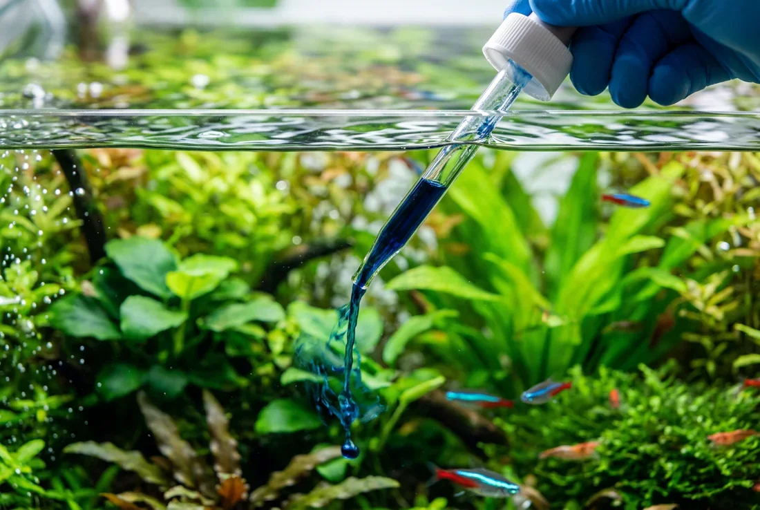 Planification hebdomadaire de l'entretien et de la fertilisation d'un aquarium