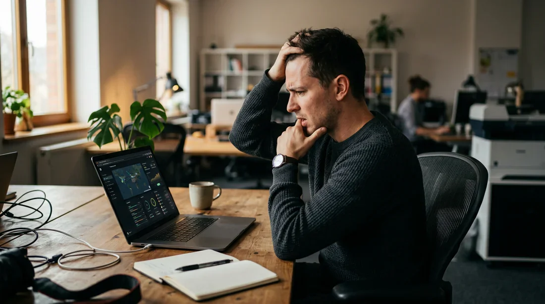 Utilisateur consultant son suivi de commande sur ordinateur