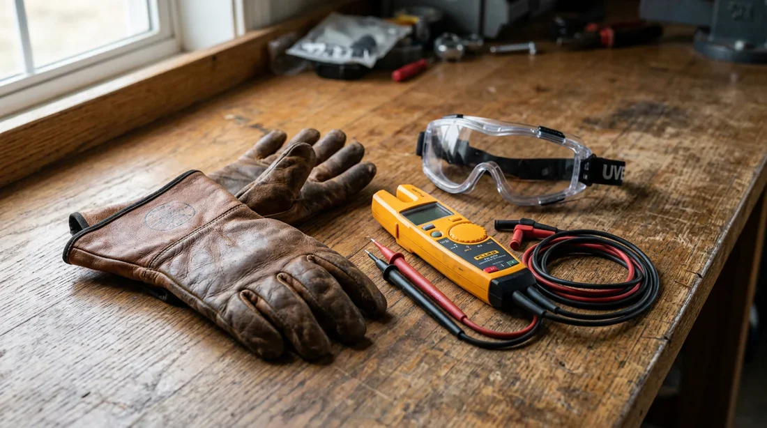 Équipements de protection individuelle pour travaux électriques