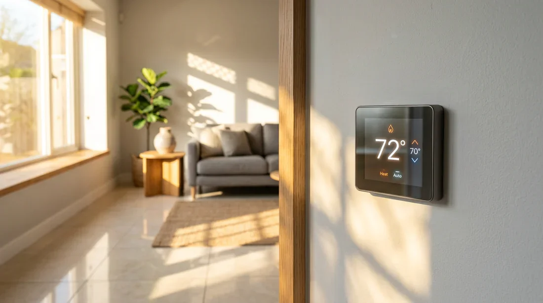 Réglage de la température optimale du sol Thermostat mural moderne réglant la température du carrelage