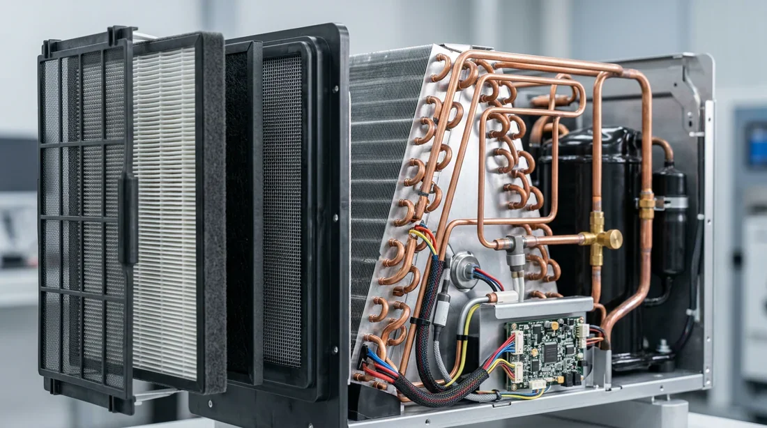 Technologie et filtration de climatiseur mural Daikin et Heiwa