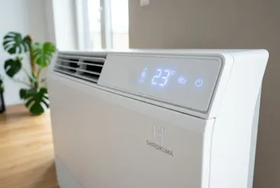 Détail de l'affichage LED du climatiseur console Hitachi Shirokuma