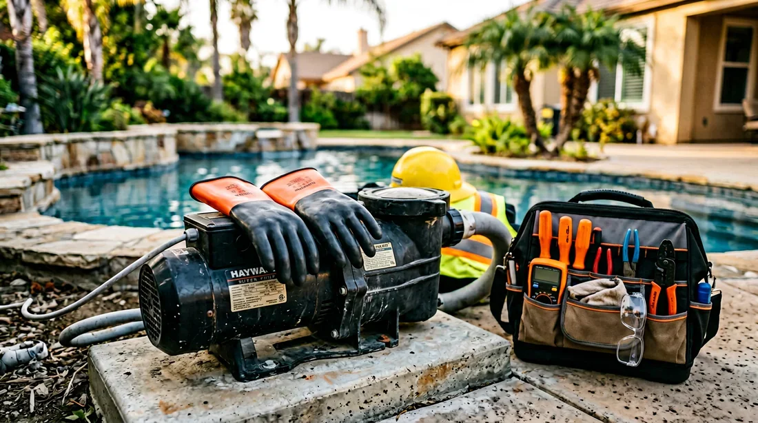 Schéma de branchement électrique d'une pompe de piscine