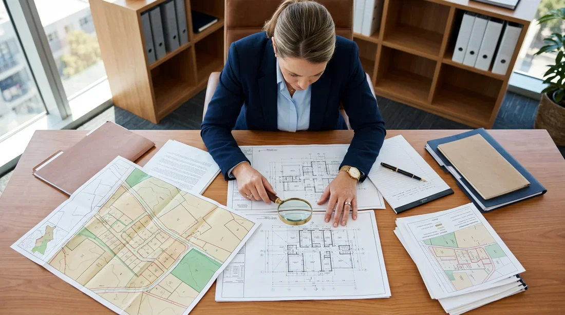 Étude notariale et documents de propriété immobilière