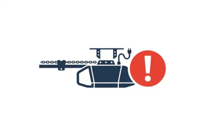 Illustration d'un problème sur un moteur de porte de garage