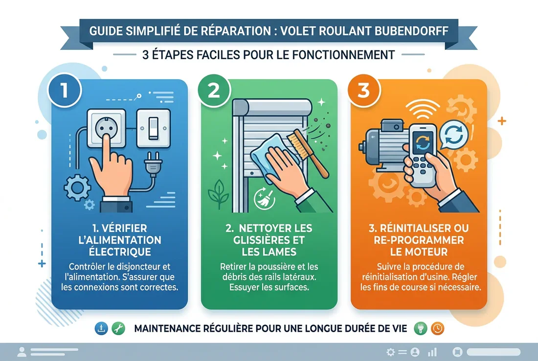 Schéma technique moteur volet roulant