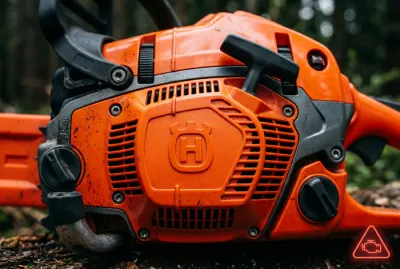 Problème technique ou diagnostic sur tronçonneuse Husqvarna orange
