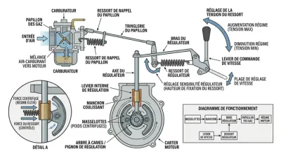 Détail du moteur Briggs & Stratton 12.5 HP