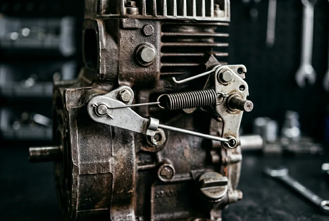 Schéma de réglage du régulateur moteur Briggs & Stratton