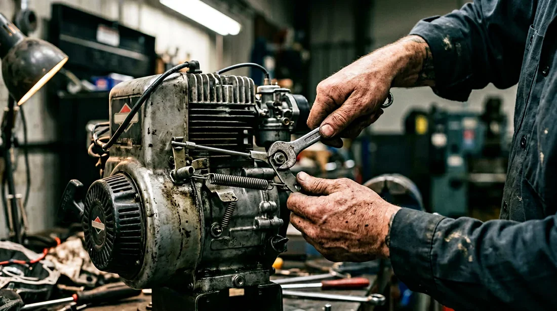 Vue d'ensemble d'un moteur Briggs & Stratton 12.5 HP