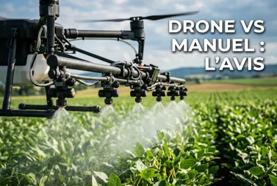 Comparaison drone et manuel pour le nettoyage de toiture