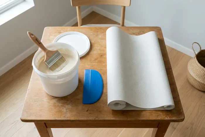 Matériel nécessaire pour la pose de papier peint
